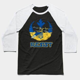 Ukraine Resist X Baseball T-Shirt